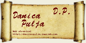 Danica Pulja vizit kartica